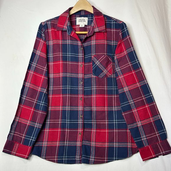Field and Stream Women's‎ Size Large Flannel - Picture 1 of 4